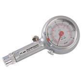 Flaig Precision Tyre Pressure Gauge 0-4 Bar, With Blow-Off Valve