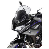 Sportscheibe, rauchgrau mit Haltesatz und ABE