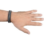 ARMBAND LEATHER&STEEL II*