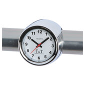 T&T Analog Clock With Handlebar Bracket
