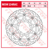TRW BRAKE-DISCS *RACING