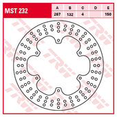 TRW BRAKE-DISC FRONT