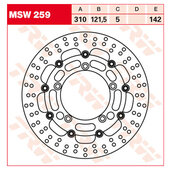 TRW BRAKE-DISC FRONT