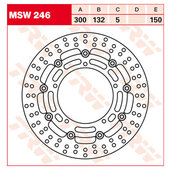 TRW BRAKE-DISC FRONT