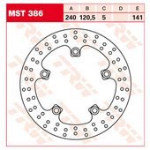 TRW BRAKE DISCS REAR