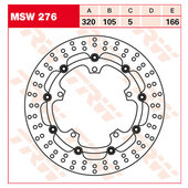 TRW BRAKE-DISC FRONT