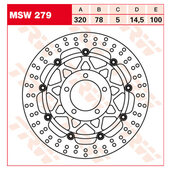 TRW BRAKE-DISC FRONT