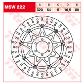 TRW BRAKE-DISC FRONT