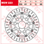 TRW BRAKE-DISC FRONT