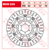 TRW BRAKE-DISC FRONT