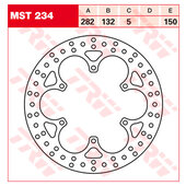 TRW BRAKE-DISC FRONT