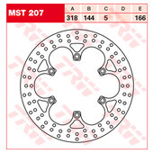 TRW BRAKE-DISC FRONT