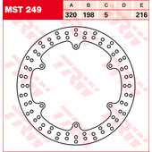 TRW BRAKE-DISC FRONT