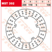 TRW BRAKE DISCS REAR