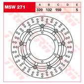 TRW BRAKE-DISC FRONT