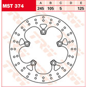 TRW BRAKE DISCS REAR