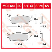 TRW BRAKE-PADS ORGAN.