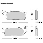 SAITO BRAKE-PADS ORGANIC