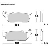 SAITO BRAKE-PADS ORGANIC