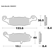 SAITO BRAKE-PADS ORGANIC