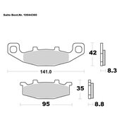 SAITO BRAKE-PADS SINTER