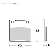SAITO BRAKE-PADS SINTER