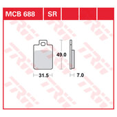 TRW BRAKE-PADS ORGAN.