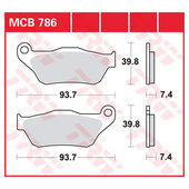 TRW BRAKE-PADS SINTER
