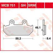 TRW BRAKE-PADS SINTER