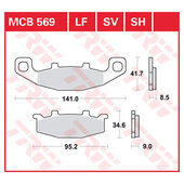 TRW BRAKE-PADS SINTER