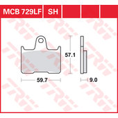 TRW BRAKE-PADS SINTER