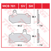 TRW BRAKE-PADS SINTER