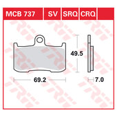TRW BRAKE-PADS SINTER