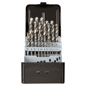 Twist Drill Set ground, 25-piece