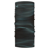 Multifunktionstuch Glow Waves Black