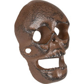 Metall-Wandflaschenöffner Skull