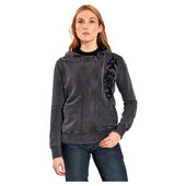 Lethal Angel Crossbones zip-hoodie ladies zip-hoodie