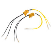 Resistors 25W 6,8 ohms, with cable, pair