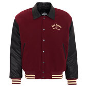 King Kerosin Baseball Jacket black/ red