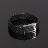 Leather I Wristband Length 21.5cm