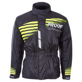 PROOF HOODIE RAIN JACKET BLACK/NEON