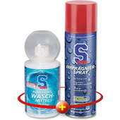 Set: S100 impregneermiddel, 300 ml en functioneel wasmiddel, 250 ml