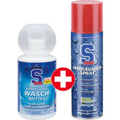 Set: S100 impregneermiddel, 300 ml en functioneel wasmiddel, 250 ml