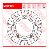 TRW BRAKE-DISC FRONT