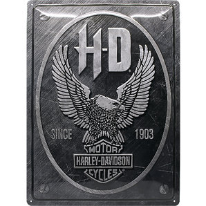 Фото - Інший інтер'єр і декор Harley-Davidson Eagle metallic Tabliczka blaszana, 30 x 40 cm 