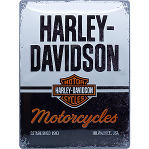 Фото - Інший інтер'єр і декор Harley-Davidson Motorcycles Tabliczka blaszana, wymiary: 30 x 40 cm 