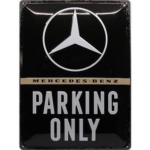 Retro metalen wandbord Mercedes-Benz