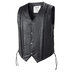 HIGHWAY 1 GILET CUIR A LACETS