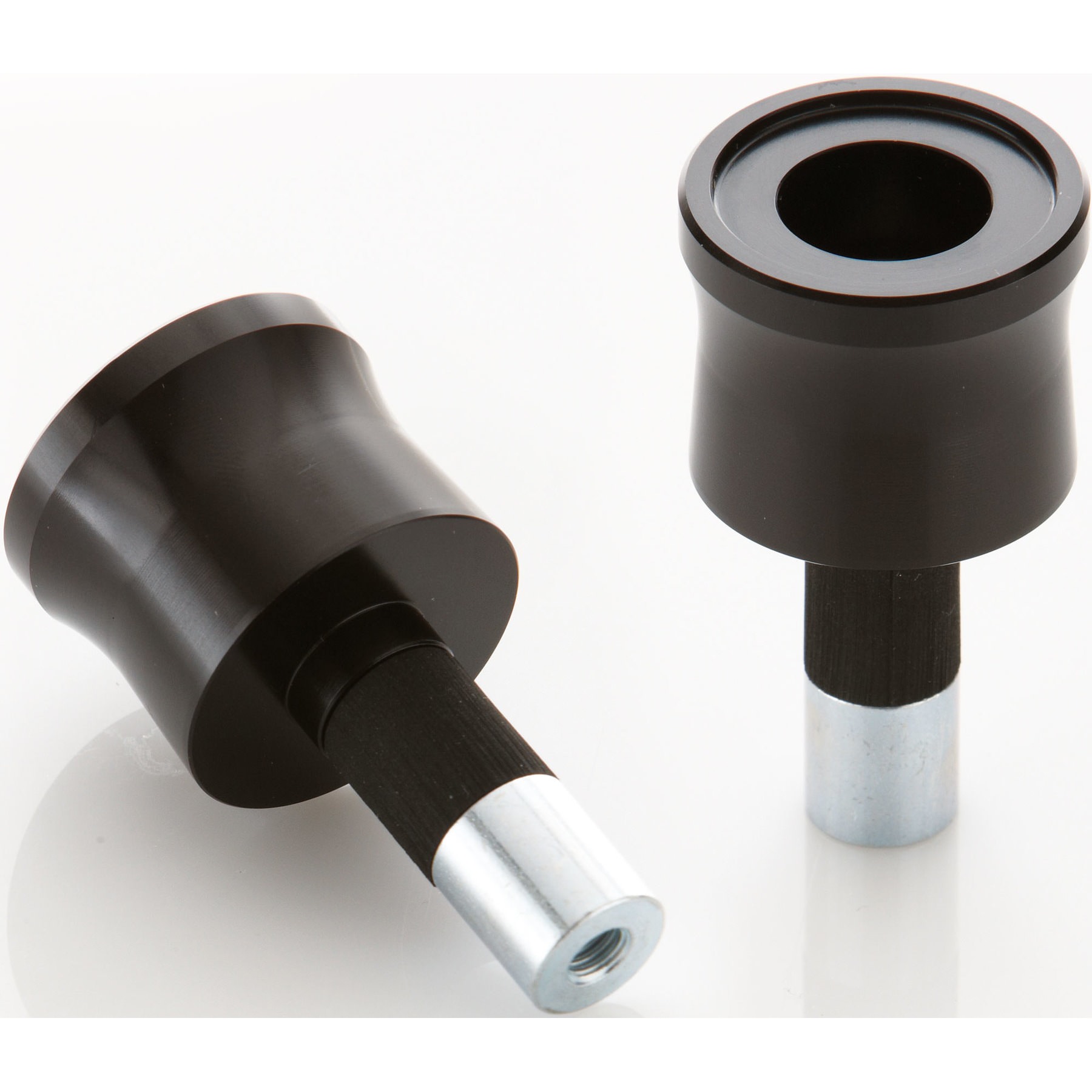 Lenkerenden Bar Ends 2er Set Schwarz - Aluminium Griffe Für Fahrrad