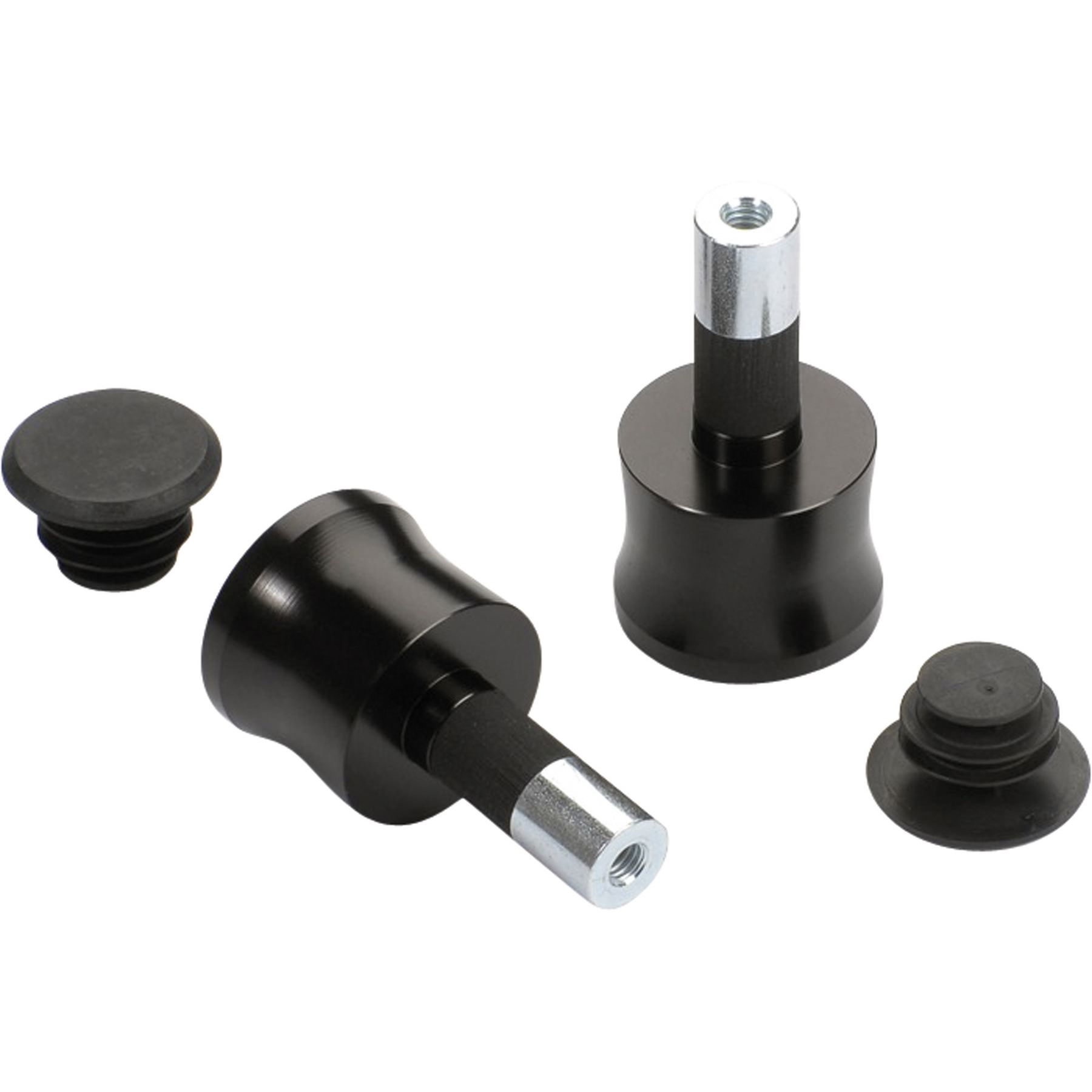 Lenkerenden Bar Ends 2er Set Schwarz - Aluminium Griffe